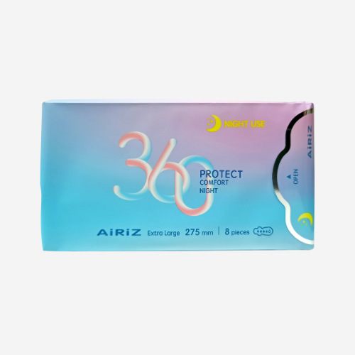 TIENS AIRIZ 360 PROTECT SANITARY NAPKIN COMFORT NIGHT