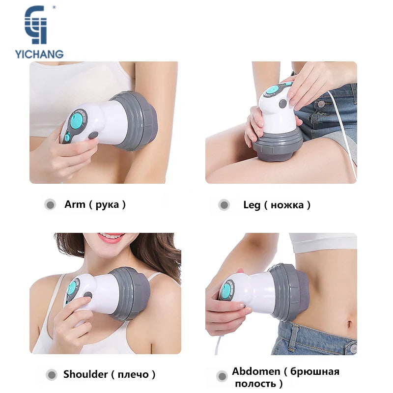 New Design Electric Noiseless Vibration Full Body Massager Slimming Kneading Massage Roller for Waist Losing Weight