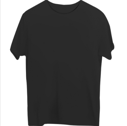 Black Customized Half Sleeve Men’s " PURE COTTON T-SHIRT "