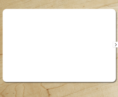 Basic Design Customized Rectangle Visiting Card