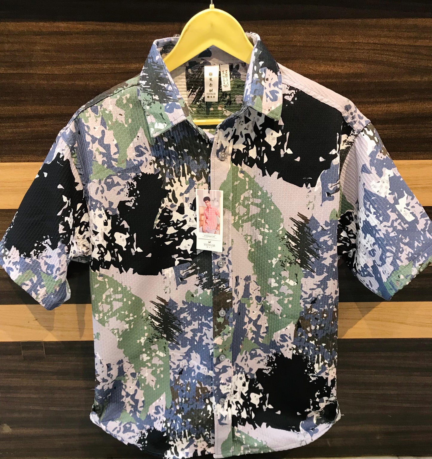 ZARA  PREMIUM  IMPORTED CHINESE PRINTED  BAGGY SHIRT