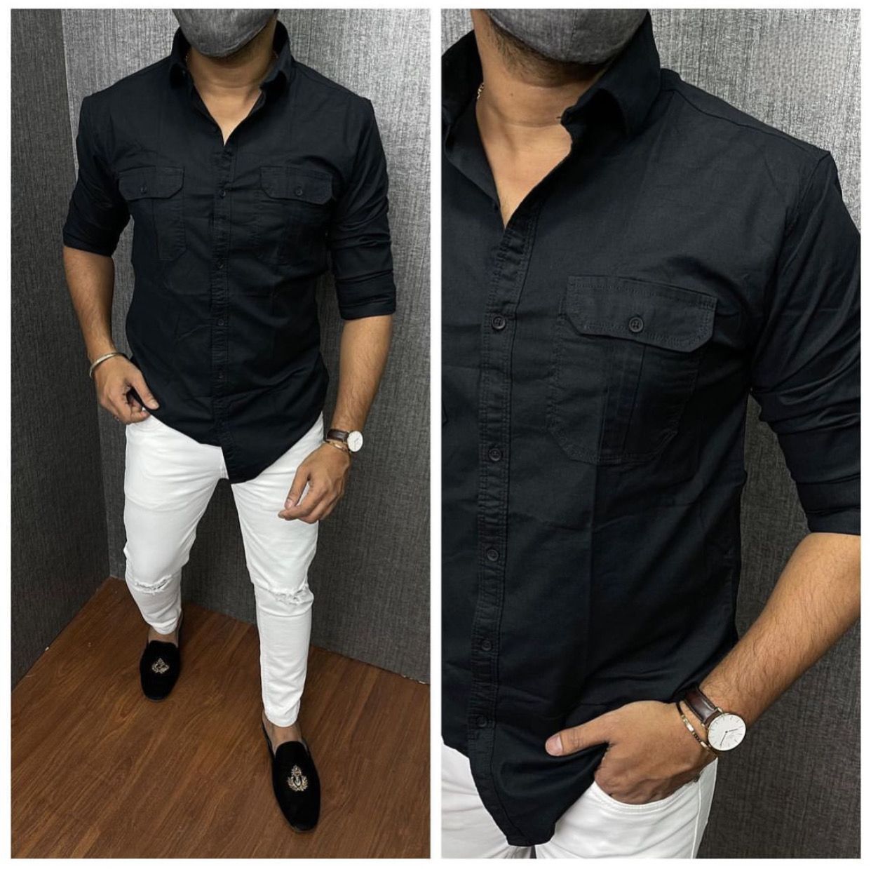 Premium. Quality 100% Cotton Shirt store Artical  22k Showroom Article