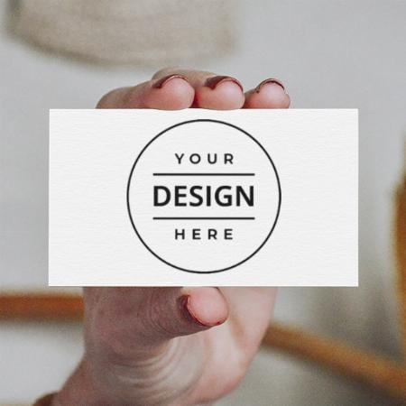 Basic Design Customized Rectangle Visiting Card